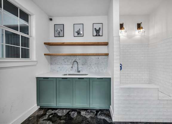 a bathroom with a sink and a bathtub