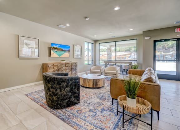Community Lounge in resident clubhouse