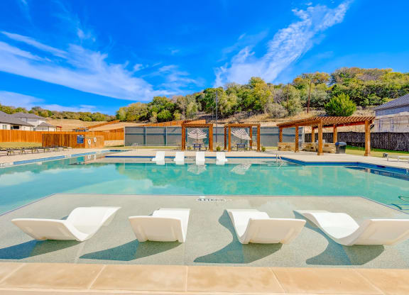 Resort Style Pool with Sundeck