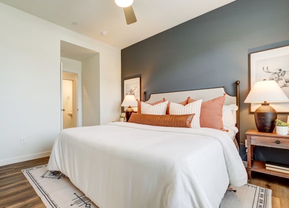 Spacious bedroom with natural lighting in Willow Park