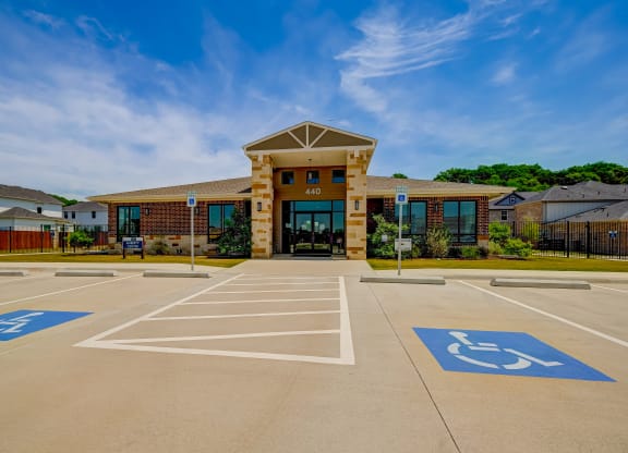 Resident community clubhouse with luxury pool