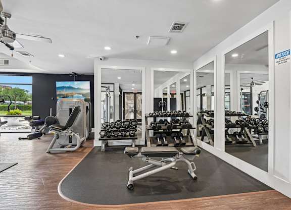 Markethaus 3700 Athletic Club Gym with Free Weights