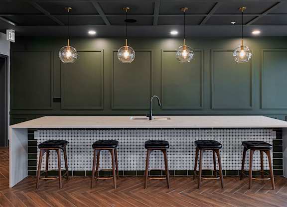table seating at Harper Apartments in St Paul, MN