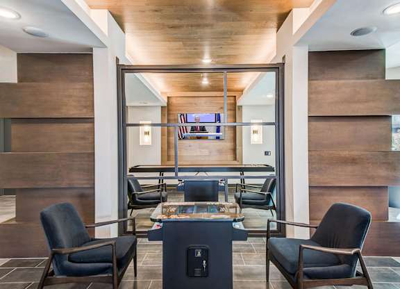 Game room and lounge