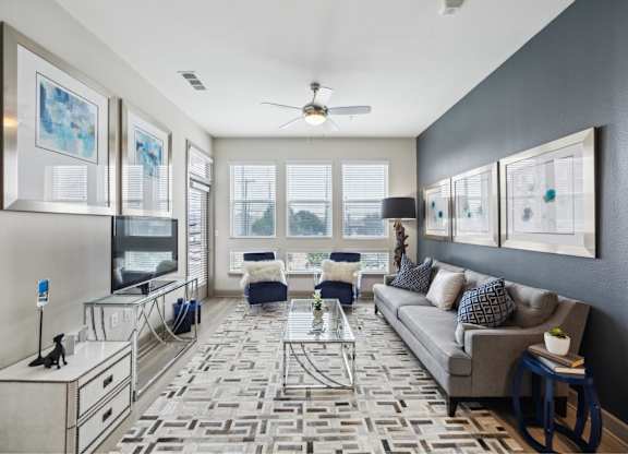 The Arts model living room