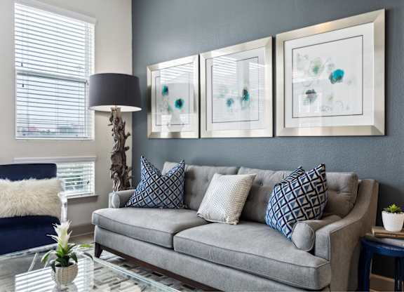 The Arts model living room