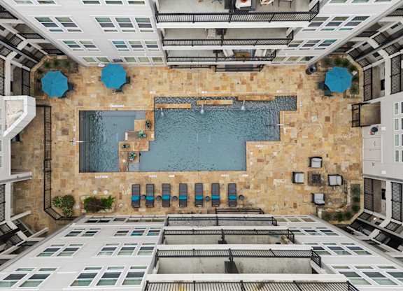 The Arts pool aerial