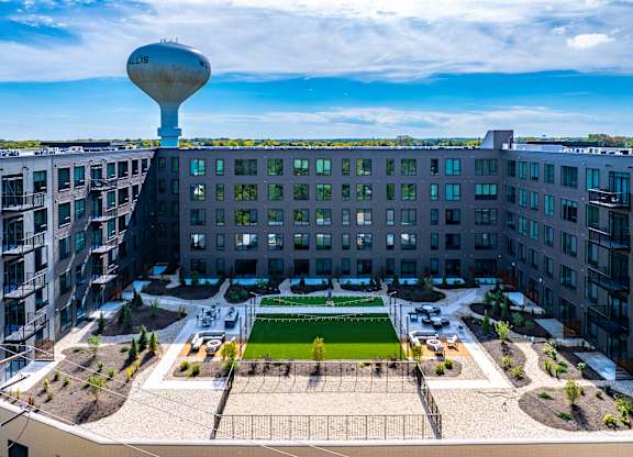The Revv Apartments West Allis WI Outdoor Amenity Space