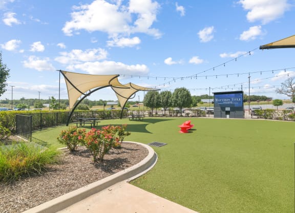 The shops at Willow Park right in front of Canvas at Willow Park