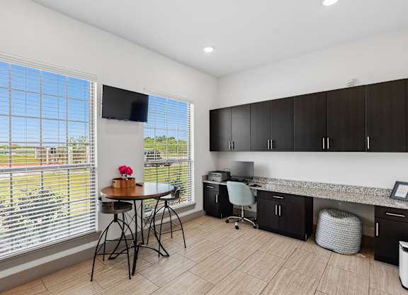 Business Center with co-working space.