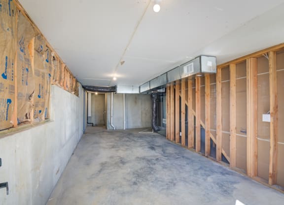 Unfinished Basements Available for Extra Storage