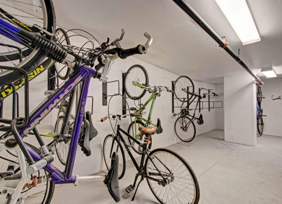 Velo on the Boulevard bike storage, Weidner Real Estate Properties