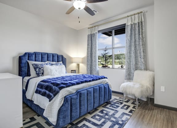 Bedroom with large bed