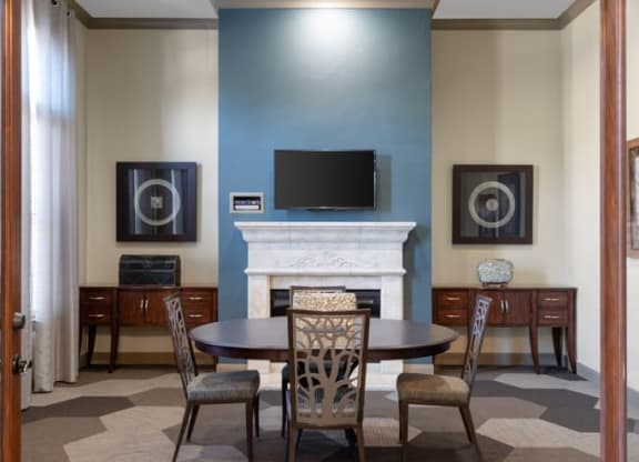 Landing at Mansfield Resident Lounge