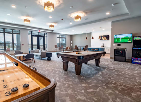 Van Buren East - Clubhouse pool table