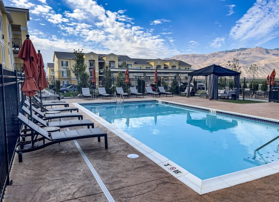 take a dip in our resort style pool