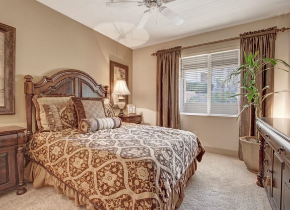 Rancho Belago Bedroom with Ceiling Fan