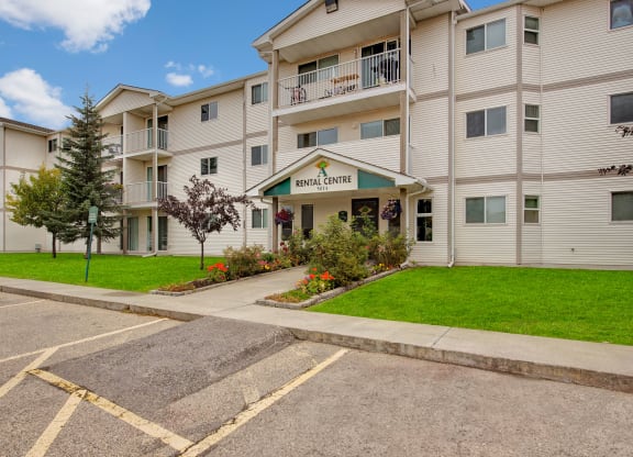 Birch Terrace Apartment Homes Exterior Front Apartments for rent in Wetaskiwin, AB
