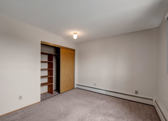 Gateway Square Apartment Homes Bedroom with Large Closet Apartments for rent in St. Albert, AB