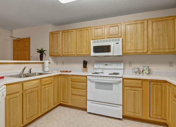 Heritage Park Kitchen with a Full Appliance Package