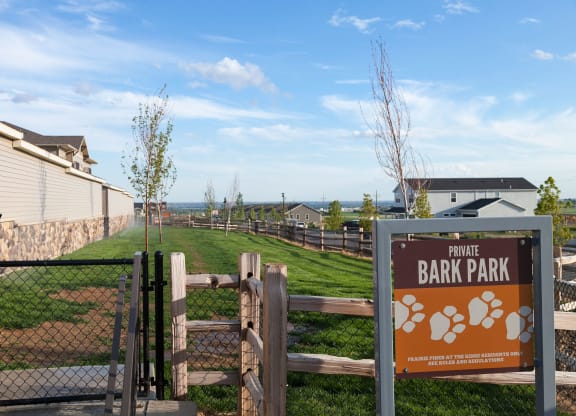 Prairie Pines at the Ridge Dog Park Exterior Apartments for Rent in Williston, ND