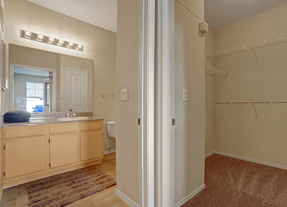 Memorial Creek Bath and Hallway