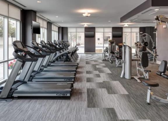 Arpeggio Fitness Center Apartments with indoor gym near DFW