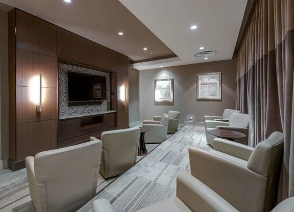 Cityplace Heights Entertainment Room Apartments near DFW