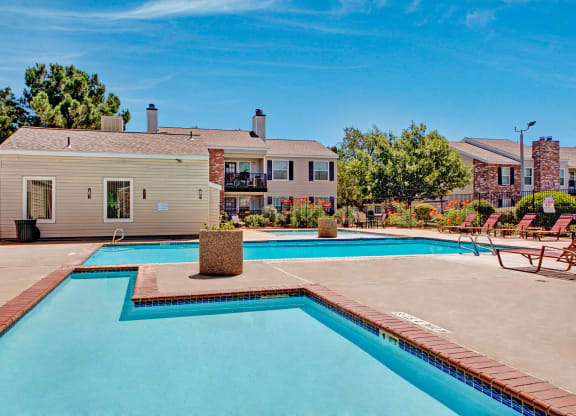 Cypress Pointe Pool  at Cypress Pointe Apartments Apartments for rent is Midland, TX