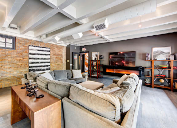 Firestone at West 7th Living Room Apartment for rent Fort Worth, Texas