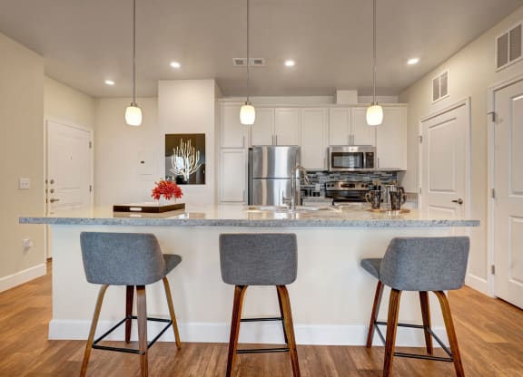 Latitude 31 Kitchen with Granit Countertops and Kitchen Island Apartment for rent in Odessa, TX