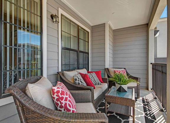 Le Mirage Apartments Outdoor Patio Apartment for rent in Midland, TX