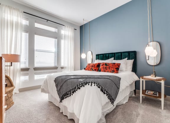 The Crosby at The Brickyard large bedroom space with great natural lighting Apartment North of Dallas