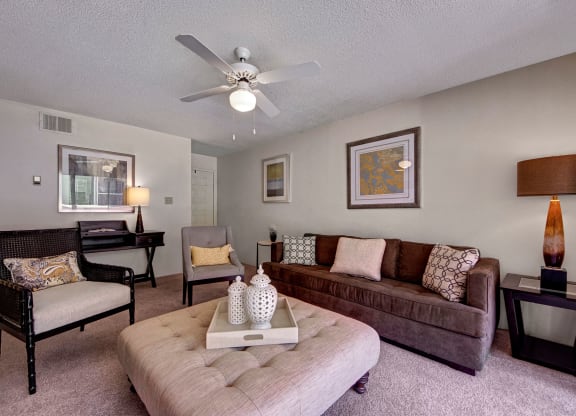 Trinity Place Living Room Midland Texas Apartment