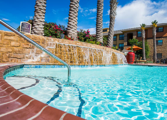 Tuscany at Faudree Pool with Waterfall Apartment for rent near Midland, TX