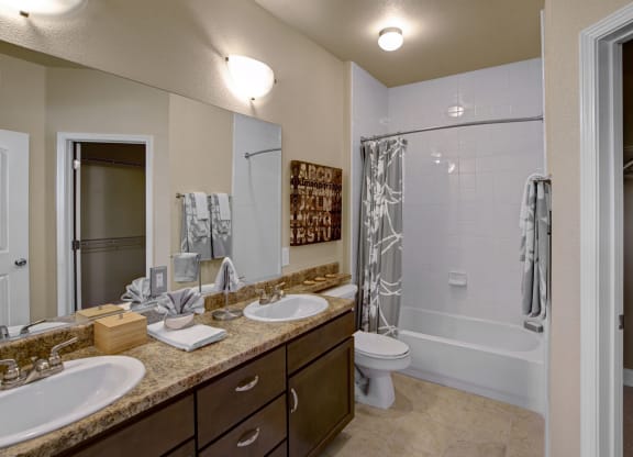 Tuscany at Faudree Bathroom with Granite Countertops