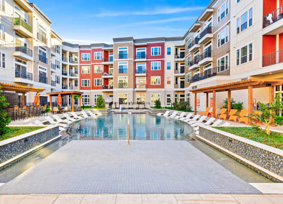 Waterford Market Apartments Pool Dallas Texas Apartments with outdoor pool