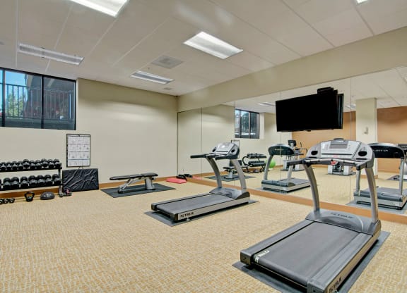 Ondine gym Apartments in Kirkland, WA