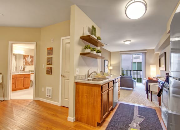 The Artiste Kitchen Apartments in Shoreline, WA