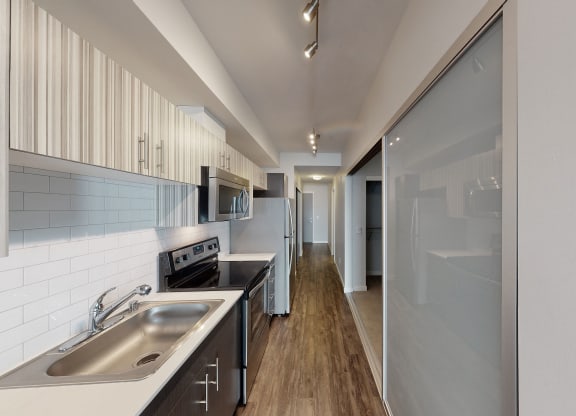 Vive kitchen Apartments in Seattle, WA