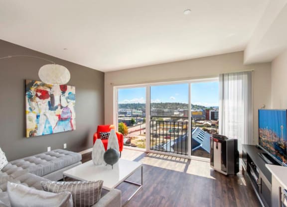 Vive Living Room Apartments in Seattle, WA