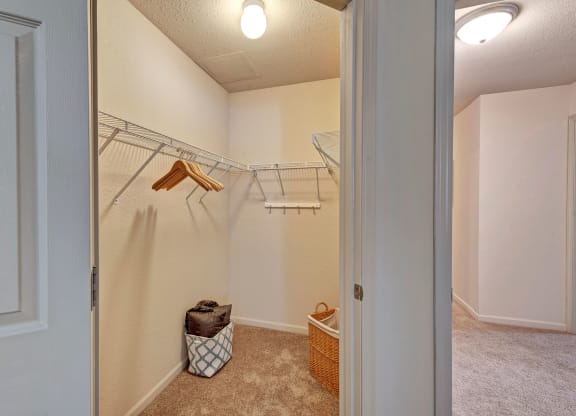 River's Cove walk in closet