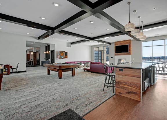 The Lafayette Resident Lounge, Dean Weidner  Real Estate Investments Apartments for rent Fitchburg, WI