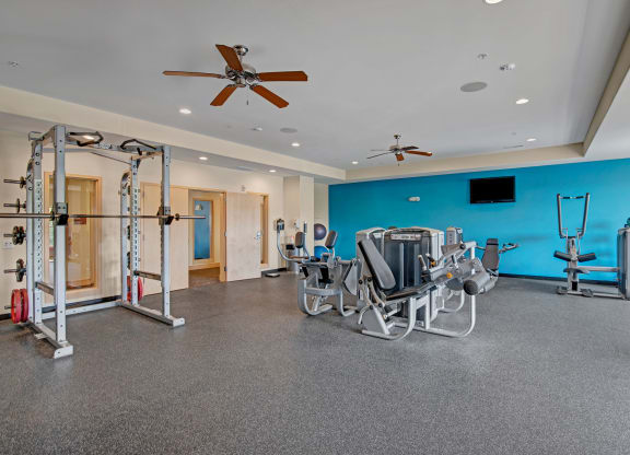 Van Buren Place Fitness Center Apartments in Sun Prairie, WI