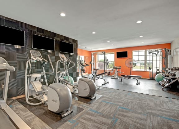 The Gym at The Vue at Pinnacle Peak Apartment Homes Apartments in Fitchburg, WI