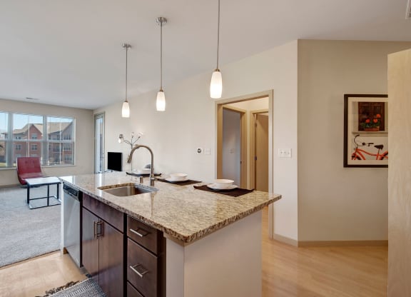 Unit Kitchen at The Vue at Pinnacle Peak Apartment Homes