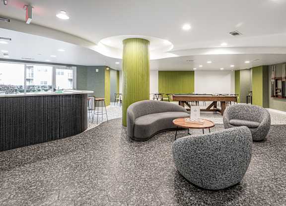 The Confluence at Norwalk Resort Style Apartments in Norwalk, CT_ Resident Lounge with WiFi