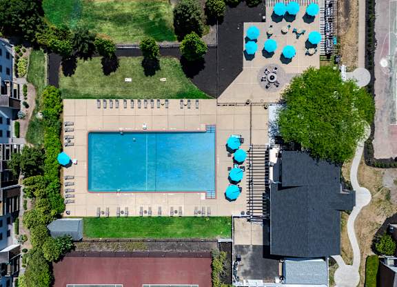 Property aerial view at The Crest at Princeton Meadows, Plainsboro, NJ, 08536