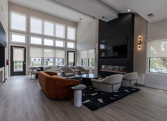 Community room  at The Crest at Princeton Meadows, Plainsboro, NJ