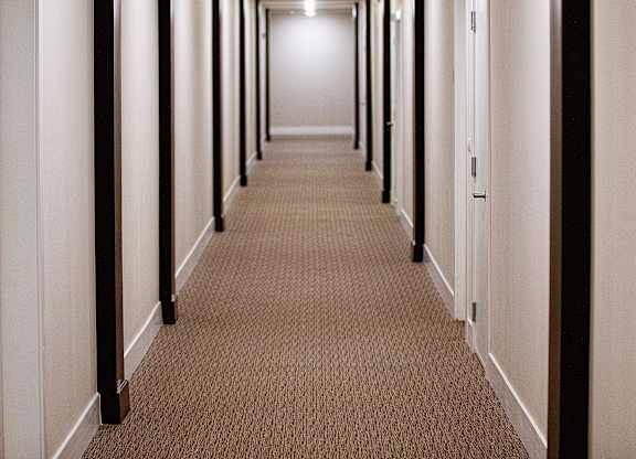 Beautiful Hallway leading to apartment at The Lofts at Middlesex